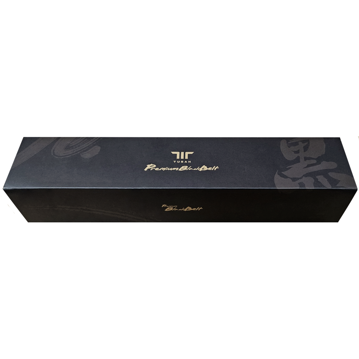 Tusah 4.5cm wide Single Wrap Black Belt
