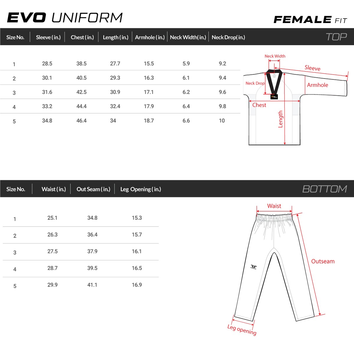 Tusah EVO Female Uniform